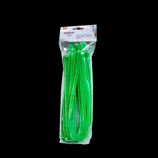 Metron Craft Pipe Wire Blister 20 Pieces 50x0.8cm Light Green 5 Pieces