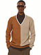 Herrenbluse Braun