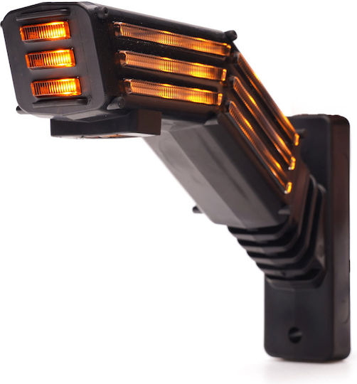 Led Dreifaches Seitliches Volumenlicht Typ Horn Kurz Mit Blitzfunktion 12v24v Was Linke