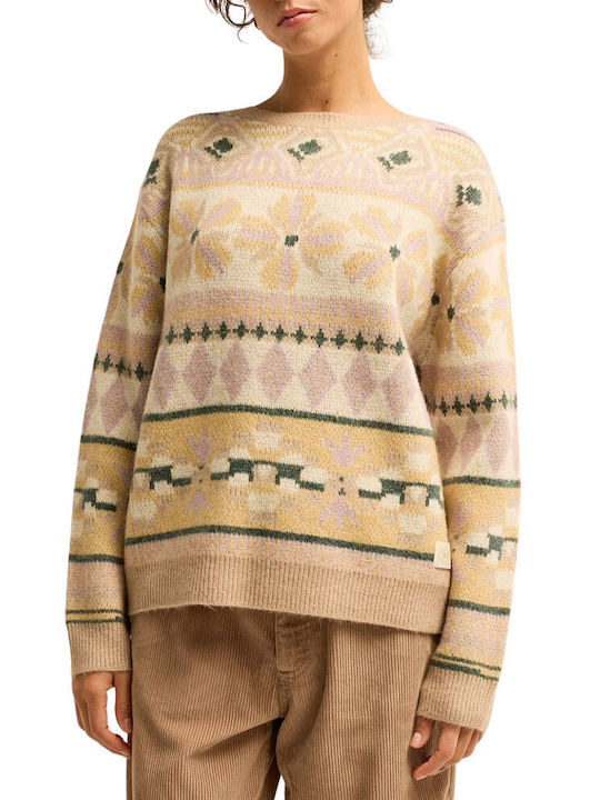 Camp Damen Pullover Sea Fog