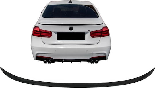 Eleroane Auto Trunchi BMW 3 F30 11-19 M Look Lipspoiler Negru Lucios Plastic ABS