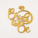 Acrylic Cake Topper "bride To Be" Diamond Gold Model 8 Cm Lumea