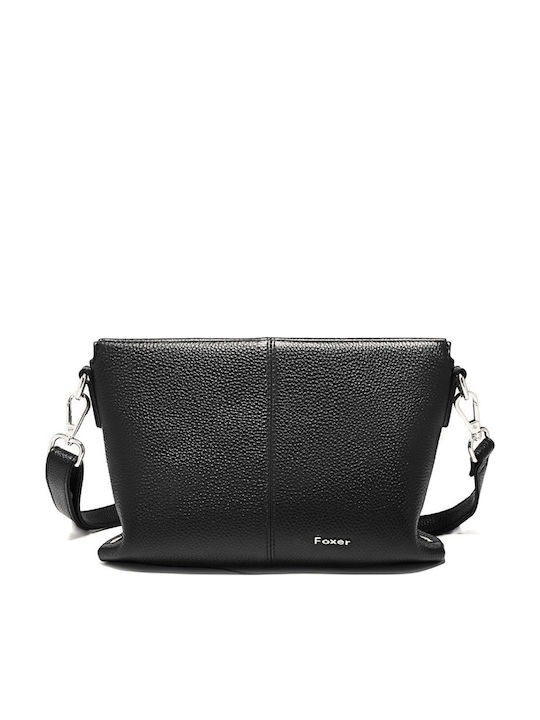 Leder Damen Handtasche Crossbody Schulter Schwarz