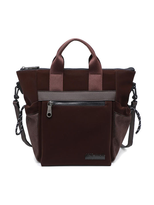 Women's Brown Backpack Bag