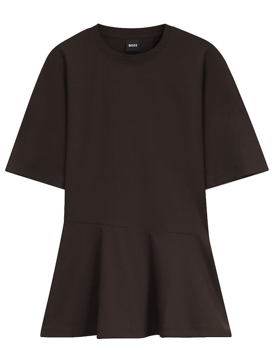 Boss Women's T-shirt Brown