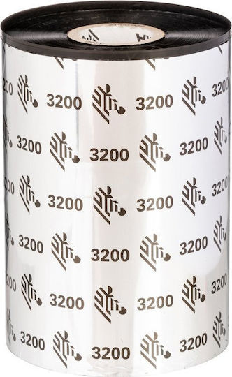 Zebra Wax Kompatible Farbband-Tintenpatrone für Zebra 1 Stück 03200BK13145