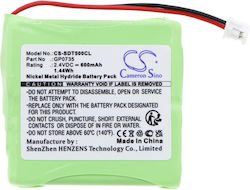 Baterie Telefon Fără Fir Doro Th50 Th60 2,4v 600mah Nimh Sdt500cl Cameron Sino Baterie Telefon Fără Fir Doro Th50 Th60 2,4v 600mah Nimh Sdt500cl Cameron Sino