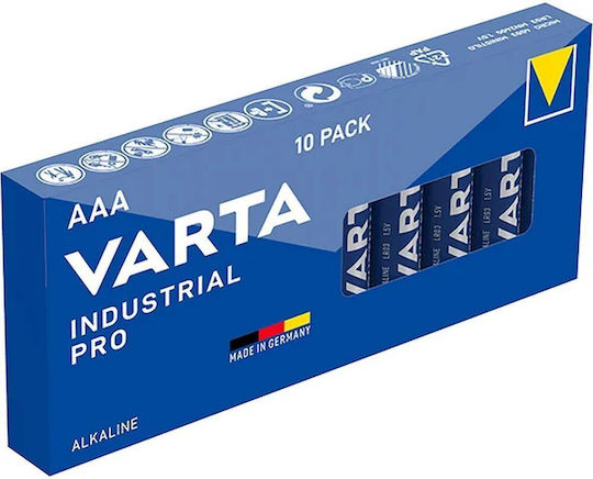 Alkaline Battery Lr03 1,5v Aaa 10pk Industrial Pro4003 Varta