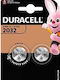 Baterie tip buton cu litiu Duracell CR2032 3V 2 Bucăți în blister