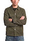Cămașă Overshirt Din Denim cu Mânecă Lungă, Croială Regular Fit, Kaki