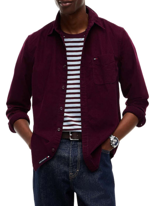 Tommy Hilfiger Long Sleeve Corduroy Shirt in Re...