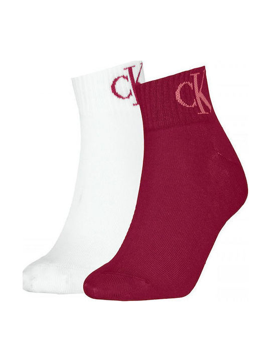 Calvin Klein Γυναικείες Κάλτσες Ροζ 2Pack