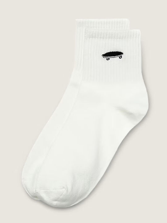 Vans Half Crew Ανδρικές Κάλτσες White