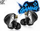 KZ Ακουστικά Ψείρες In Ear Axas Ασημί