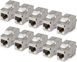 Startech Cat6a Keystone Jack 10 Stücke Startech Cat6a Keystone Jack 10 Stücke