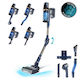 Cecotec Conga Rockstar RS70 Pet Flex X-Treme Επαναφορτιζόμενη Σκούπα 2 σε 1 Stick & Χειρός 33.6V Μπλε