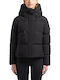 Women's Puffer Jacket Windproof for Winter Anthracite