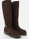 Suede Women's Brown Boots