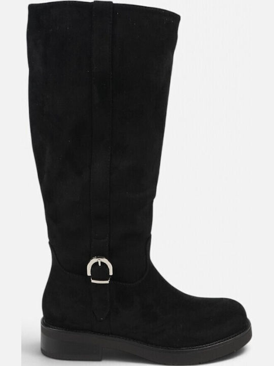 Suede Women's Black Boots