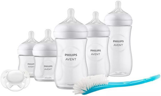 Philips Philips Glas Babyflaschen Anti-Kolik mit Silikon Saugaufsätzen für 0+ Monate 5 Stück
