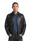 Leder Herren Jacke Schwarz