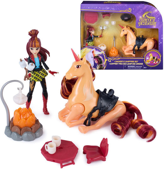 Spin Master Cinder's Campfire Set Doll Unicorn Academy