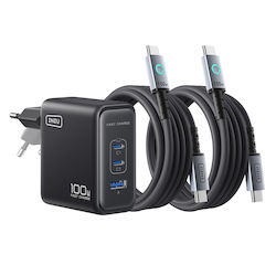 Iniu INIULEOCS100WCBL100W 100W με Καλώδιο USB-C Iniu INIULEOCS100WCBL100W 100W με Καλώδιο USB-C