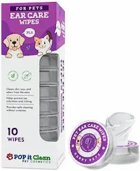 Pop It Clean Șervețele Umede pentru Curățarea Urechilor pentru Animale de Companie Hipoalergenice Gălbenele Aloe Vera 20 Bucăți Pop It Clean Șervețele Umede pentru Curățarea Urechilor pentru Animale de Companie Hipoalergenice Gălbenele Aloe Vera 20 Bucăți