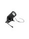 Zambelis Lights LED Floor Spot 5W With Warm White Light IP65 Black