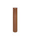Zambelis Lights Outdoor Small Post LED Floor Lamp 10W With Warm White Light IP65 Brown