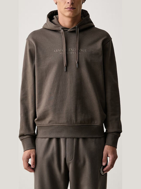 Sweatshirts für Herren mit Kapuze Khaki