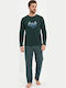 Soccus Winter Men's Cotton Pyjamas Cypress