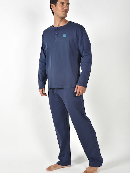 Guy Laroche Winter Men's Robe Navy