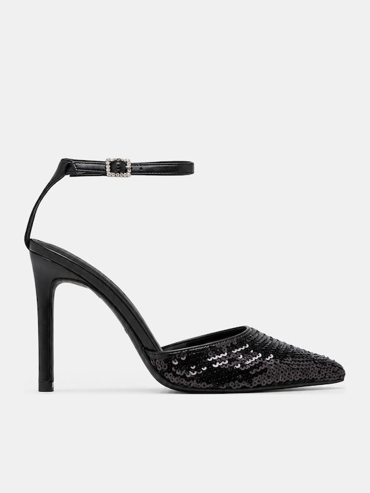 Luigi Spitze Zehe Pumps mit Riemchen & Hochem A...