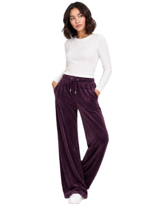 Only Pantaloni de trening cu elastic ecru