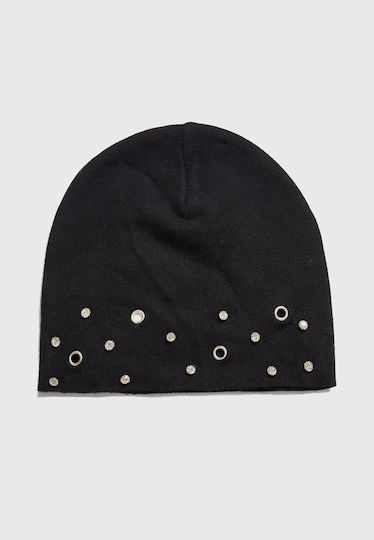 Beanie Women's Knitted Beanie in Black