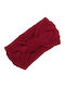 Unisex Knitted Headband in Red Color