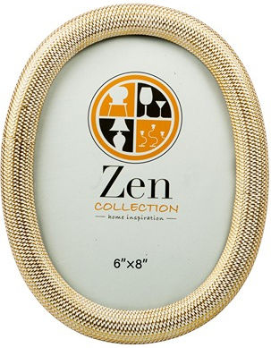 Zen Collection Κορνίζα Πλαστική με Χρυσό Πλαίσιο