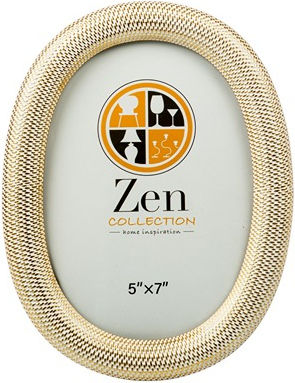 Zen Collection Κορνίζα Πλαστική με Χρυσό Πλαίσιο