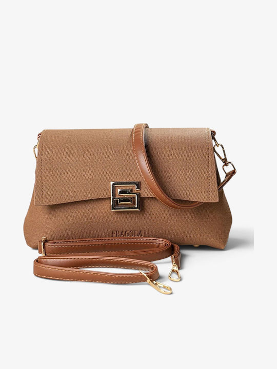 Fragola Women's Flap Bag Light Brown Tex