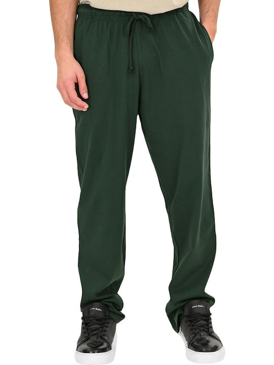 Double Herren-Sweatpants Cargo-Hose Grün