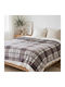 Go Smart Home Fleece-Decke Übergröße 220x240cm Grau