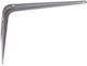 JetWorld Heavy-Duty Metal Shelf Bracket In Silver Colour 150x200mm