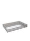 Iliadis Dekorative Tablett Metallisch mit Spiegel 25x35cm