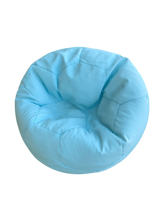 Pouf Sessel Wasserdichte Ball Blau 75x75cm B1MU...