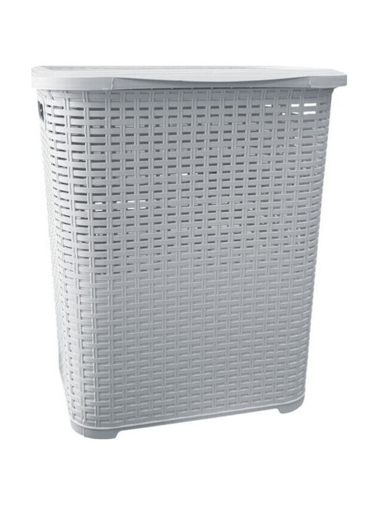 TnS Coș de rufe din plastic 45lt gri TnS Coș de rufe din plastic 45lt gri