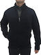 Cardigan bărbătesc Fleece Negru