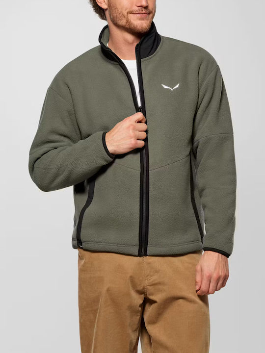 Salewa Ανδρική Ζακέτα Fleece Χακί