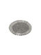 Espiel Metallic Silver Coaster 10x10cm 4pcs