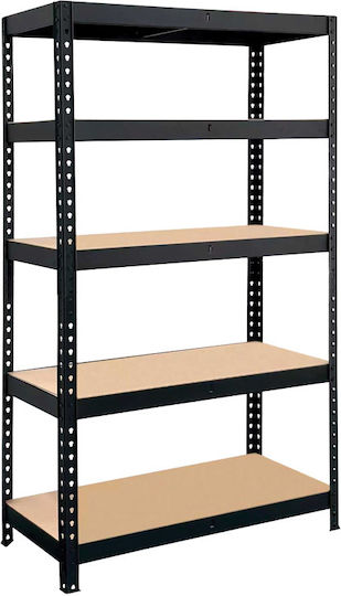 Βιβλιοθήκη Μαυρη 120x40x180εκ. Βιβλιοθήκη Μαυρη 120x40x180εκ.